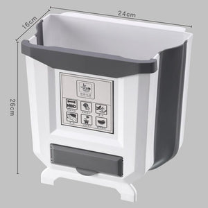 Kitchen Cabinet Foldable Trash Can