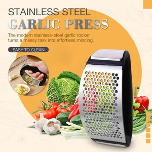 Stainless Steel Garlic Press