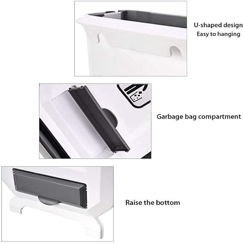 Kitchen Cabinet Foldable Trash Can