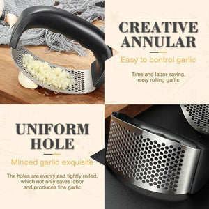 Stainless Steel Garlic Press