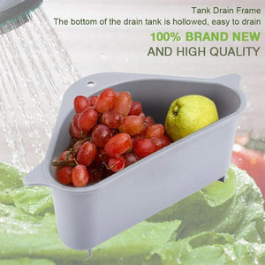 Triangle Storage Holder Multifunctional Drain Shelf