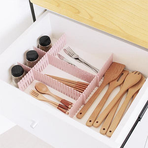 Adjustable Drawer Organizer (Set of 8)