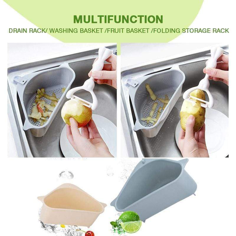 Triangle Storage Holder Multifunctional Drain Shelf