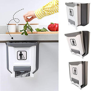 Kitchen Cabinet Foldable Trash Can