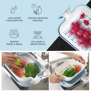 3 in 1 Water Saving Balanced Colander