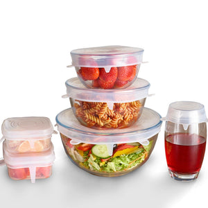 Reusable Stretch & Seal Silicone Lids (6 pcs./set)