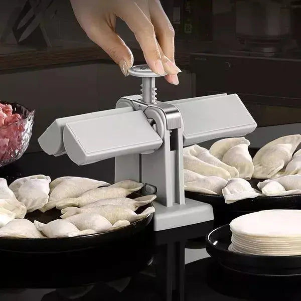 HOUSEHOLD DOUBLE HEAD AUTOMATIC DUMPLING MAKER MOULD leyoupin