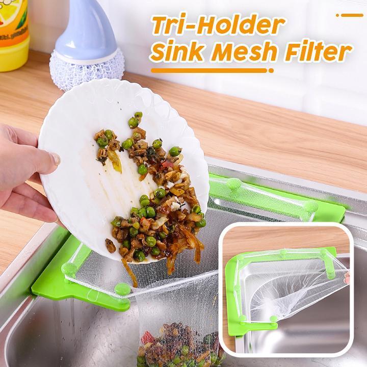 Tri-Holder Sink Mesh Filter