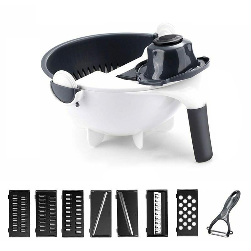 9-in-1 Smart Chopping & Strainer