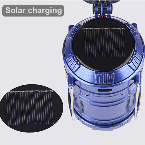 6 in 1 Portable Outdoor LED Camping Lantern With Fan