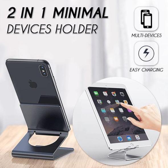 2 in 1 Minimal Devices Holder