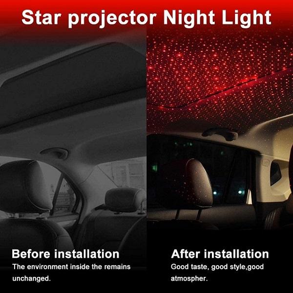 Plug and Play - Car and Home Ceiling Romantic USB Night Light!