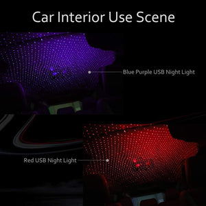 Plug and Play - Car and Home Ceiling Romantic USB Night Light!