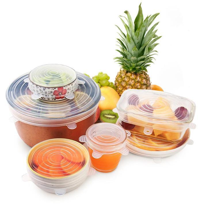 Reusable Stretch & Seal Silicone Lids (6 pcs./set)