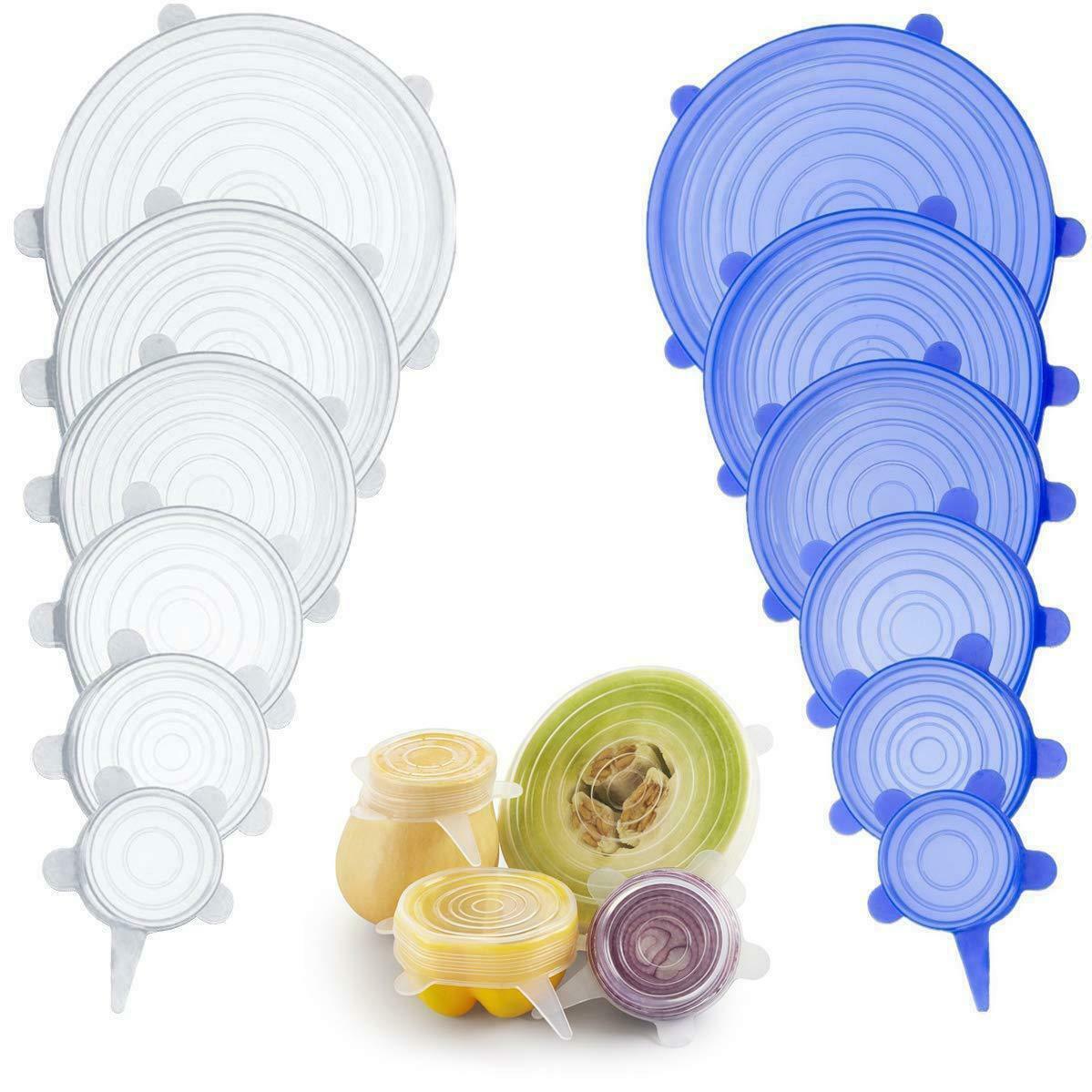 EcoInnova™ 6 Pack Stretch & Seal Silicone Lids - ECOINNOVA