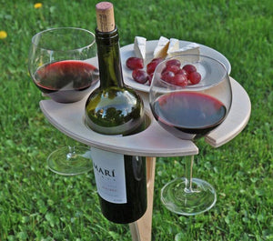 Outdoor Folding Wine Table