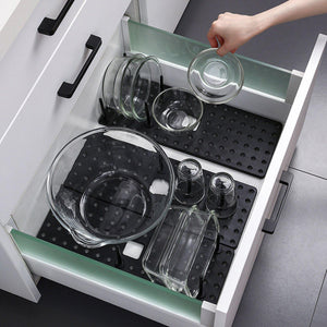 Drawer Retractable Tableware Rack - Dee Smart Kitchen