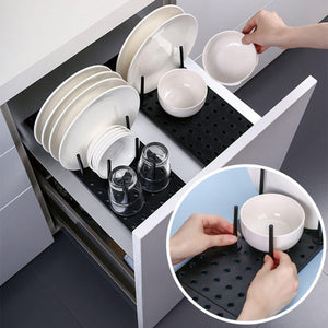 Drawer Retractable Tableware Rack - Dee Smart Kitchen